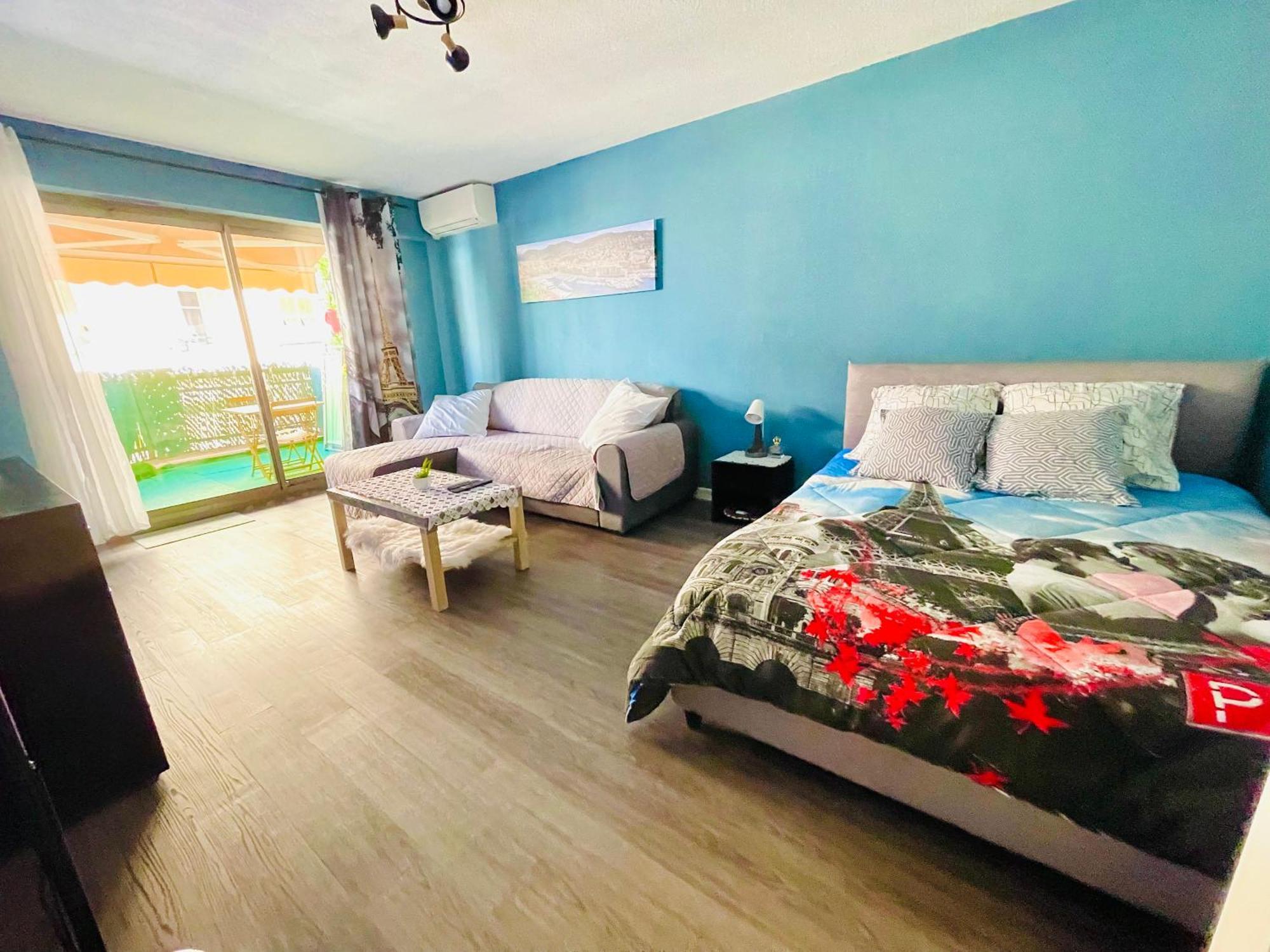 Confortable Studio A Nice Centre Cote Plage Bel Terrasse Paddle Exterior photo