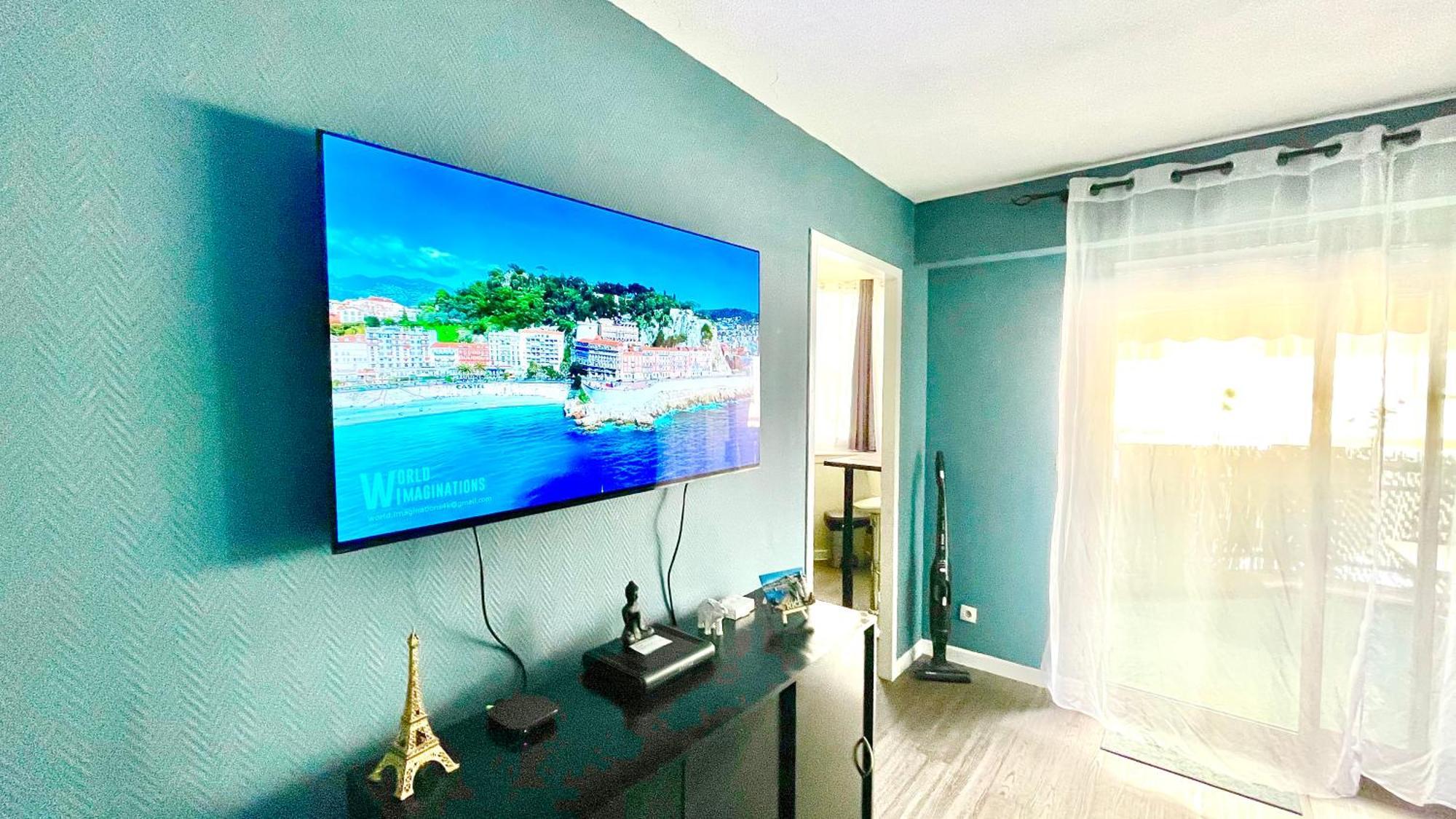 Confortable Studio A Nice Centre Cote Plage Bel Terrasse Paddle Exterior photo