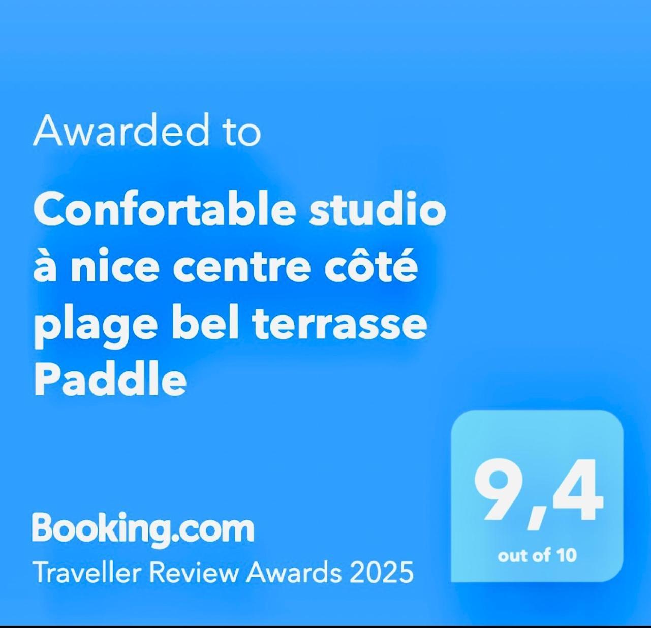 Confortable Studio A Nice Centre Cote Plage Bel Terrasse Paddle Exterior photo